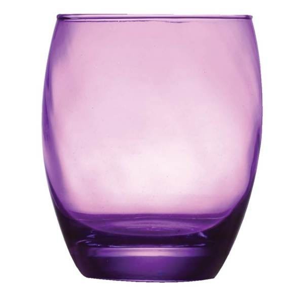 Jogo com 6 Copos Vidro Tarca Colorido 370ml - Yazi - 7