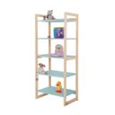 Ver imagem 2 de Prateleira Multiuso Mdf 3 Prateleiras 9 Cores: Menta