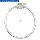 Ver imagem 3 de Kit para Banheiro Japi 05 Peças ABS Cromado com Kit Instalação