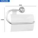 Ver imagem 5 de Kit para Banheiro Japi 05 Peças ABS Cromado com Kit Instalação