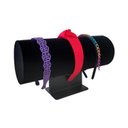 Ver imagem 1 de Expositor de Tiara em Veludo 30cm - Preto