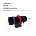 Ver imagem 2 de Expositor de Tiara em Veludo 30cm - Preto