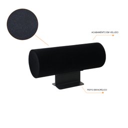 Expositor de Tiara em Veludo 30cm - Preto - 3
