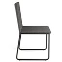 Ver imagem 6 de Cadeira Decorativa Estofada para Sala de Jantar Preto Maya L02 Linho Cinza Escuro - Lyam Decor Decor