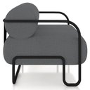 Ver imagem 7 de Kit 02 Poltronas Decorativa Pés Industrial Moscou K01 Bouclê Cinza - Lyam Decor