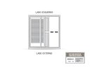 Ver imagem 3 de Porta de Aço Balcão de Correr Lateral Flex 2 Folhas Móveis e 1 Fixa Lucasa