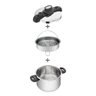 Panela Pressão Opti Space 7l Inox Fundo Triplo e Cesto Tefal - 6