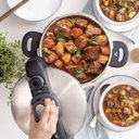 Ver imagem 7 de Panela Pressão Opti Space 7l Inox Fundo Triplo e Cesto Tefal