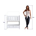 Ver imagem 4 de Berço com Colchão Moisés 2 Gavetas Branco Mobilia Store