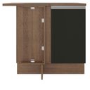 Ver imagem 2 de Balcão de Canto Glamy 1 Porta Rustic e Preto Madesa