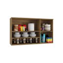 Ver imagem 4 de Armário Aéreo Botanic 120cm 2 Portas Kappesberg Nogueira