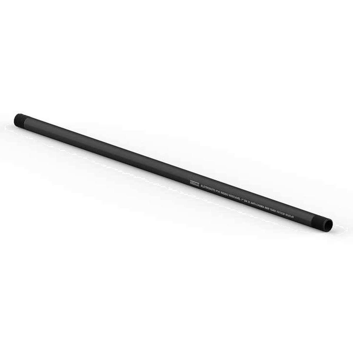 Eletroduto Pvc 3 Preto Roscável Andaluz