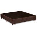 Ver imagem 1 de Cama Box Base Casal Universal Rústico Brown (138x188x25) - Polar