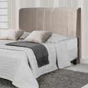 Ver imagem 3 de Cabeceira Estofada Queen 160cm C/ Frame Suede Creme - Lahome Decor