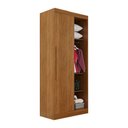 Ver imagem 3 de Guarda-roupa Solteiro Modulado Freyr 1 Porta Cinamomo - Pnr Móveis