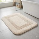 Ver imagem 3 de Tapete de Banheiro Goa 50x70 cm Bege Niazitex