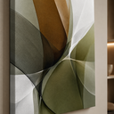 Ver imagem 3 de Quadro Decorativo Verde Intenso Moderno Canvas Grande Luxo