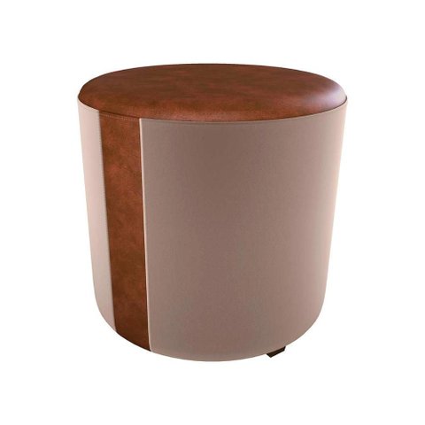Puff Banqueta Redondo Luxo Copenhage Matrix