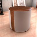 Ver imagem 2 de Puff Banqueta Redondo Luxo Copenhage Matrix
