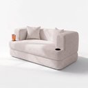 Ver imagem 5 de Sofá Cama Muna 1,88m Xpand Tech Tecido Bouclê Cama Inbox