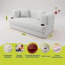 Ver imagem 4 de Sofá Cama Muna 188cm Tecido Bouclê Xpand Tech