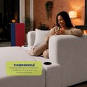 Ver mais imagens de Sofá Cama Muna 1,88m Xpand Tech Tecido Bouclê Cama Inbox