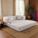Ver imagem 2 de Sofá Cama Muna 1,88m Xpand Tech Tecido Bouclê Cama Inbox