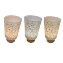 Ver imagem 1 de Luminaria Abajur Mesa 3 USB Iluminacao Regulavel Tons Minimalista LED Candeeiro Cabeceira Decoracao