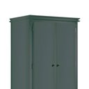Ver imagem 3 de Guarda Roupa Solteiro 2 Portas e 2 Gavetas Manchester 2054 Linz Móveis - Verde Musgo