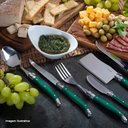 Ver imagem 3 de Jogo Garfos 6 pçs Laguiole Tour Verde com estojo Madeira