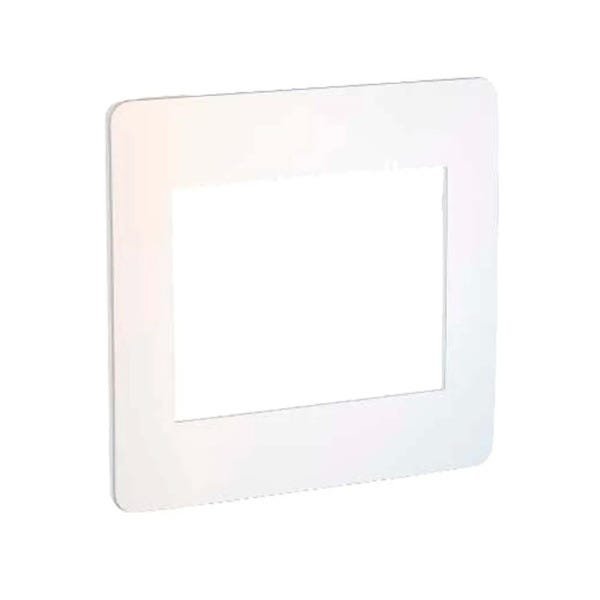 Placa 4X4 6 postos Br Chrome Soft Schneider - 1