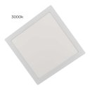 Ver imagem 3 de Kit 2 Painel Led Embutir 25w Quadrado Luz Quente C/ Borda Branco St439