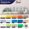 Tinta acrílica fosca Coralar Econômica branco 3,6L Coral - 4