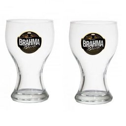 Conjunto de Copos Brahma BLACK em Vidro para CHOPP 2PÇS 430ML Globimport - 4