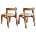 Ver imagem 3 de Conjunto com 2 Cadeiras em Madeira Celeste