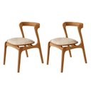 Off White/Imbuia Natural