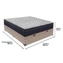 Ver imagem 5 de Cama Box Baú Preto Viúvo Extra Firme Airtech D45 Ortobom