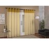 Cortina de Parede para Varão London Prime Ouro Textil Lar - 1
