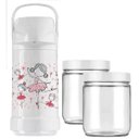 Ver imagem 1 de Kit Garrafa Termica 500ml com 2 Potes Bailarina Invicta 101997161849