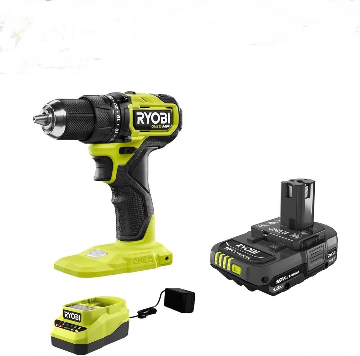 Ryobi Kit Furadeira/parafusadeira Compacta 18v C/ Bateria