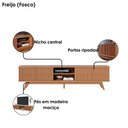 Ver imagem 5 de Rack Bancada Tv 75 Pol 218 Cm 4 Portas Fortaleza Freijo Colibri