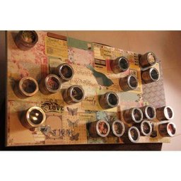 Kit 06 Portas Condimento Tempero Inox Magnético Imã Geladeira - 4