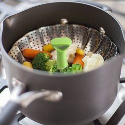 Cozedor De Legumes Aço Inox Resistente A Alta Temperatura 28cm Prana - 2