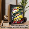 Quadro de Decoração Quarto Inspirador Grafite Senna Brasil - 3