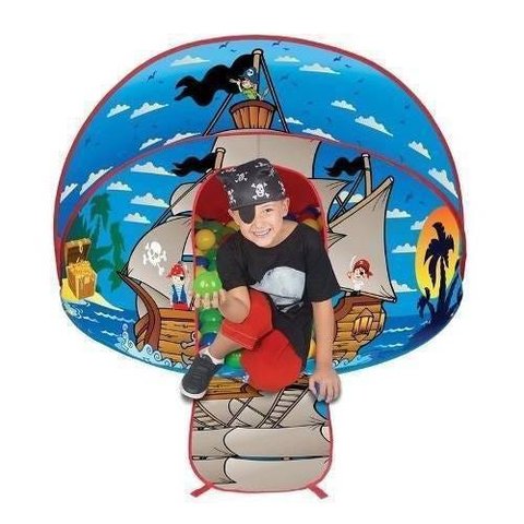 Toca Do Pirata Com 100 Bolinhas Braskit 620-7 050090