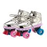 Patins com Led 4 Rodas Prata 37/38 Fun 8310-3 - 1