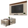 Conjunto Sala De Estar Painel Para TV Com Mesa Malha Caemmun - 1