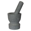 Ver imagem 1 de Pilão Almofariz Redondo Em Pedra Sabão