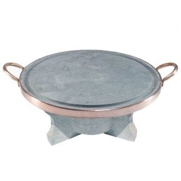 Fondue De Pedra Sabão Grelha 27 Cm - 1
