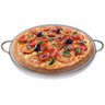 Forma de Pedra Sabão para pizza com alças de inox 37 cm - 2